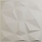 Ekena Millwork 19 5/8in. W x 19 5/8in. H Niobe EnduraWall Decorative 3D Wall Panel Covers 2.67 Sq. Ft. WP20X20NIGBW - alternate 1